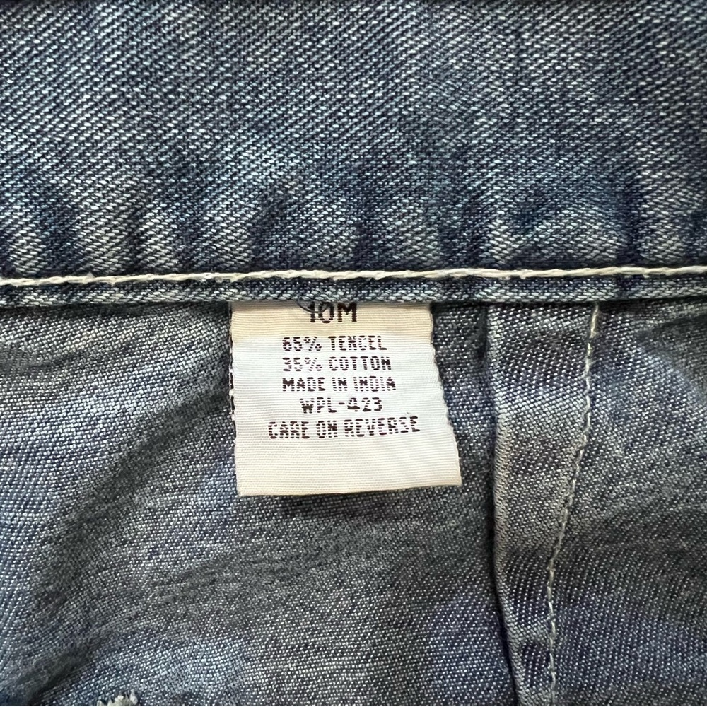 Vintage Y2K Levi’s Dry Goods Wide Leg Cropped Jeans size 10 - Picture 4 of 9